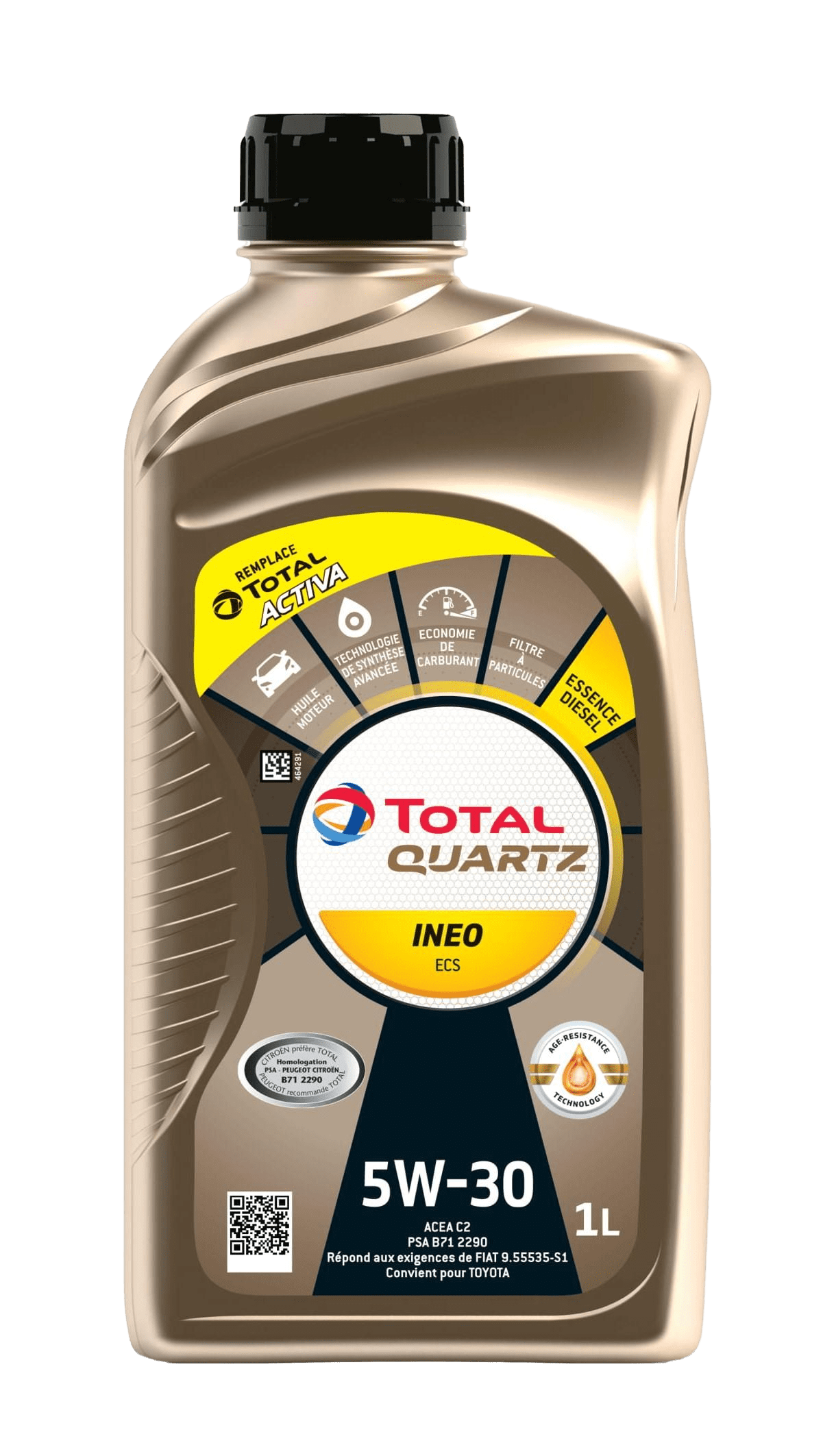 Моторное масло Total QUARTZ INEO ECS 5W30, 1л